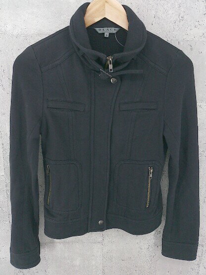 ◇ BLACK BY MOUSSY ブラックバイマウジー 長袖 ジャケット 1 ブラック * 1002799332149 【中古】