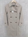 ◇ VICKY ビッキー トレンチ コート 1 ベージュ * 【中古】(4)