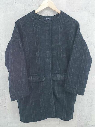◇ MOTOMACHI new port side モトマチニューポートサイド 長袖 ノーカラー コート F ネイビー * 1002799379212 【中古】 ◇ MOTOMACHI new port side モトマチニューポートサイド 長袖 ノーカラー コート F ネイビー * 1002799379212 【中古】