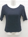 ◇ qualite カリテ ABAHOUSE 半袖 Tシャツ F ネイビー * 1002799406550 【中古】
