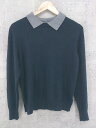 ◇ Simplicite シンプリシテェ 長袖 セーター ネイビー レディース 【中古】