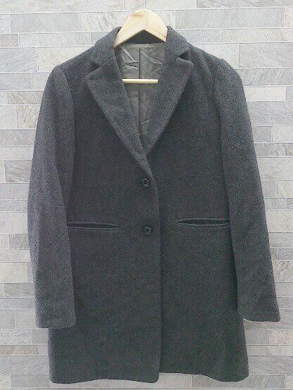 ■ Sov. ソブ 長袖 チェスター コート 34 チャコールグレー * 1002799438971 【中古】