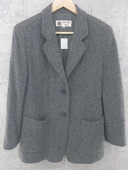 ◇ HARDY AMIES ハーディ エイミス 長袖 ジャケット 9 グレー * 【中古】
