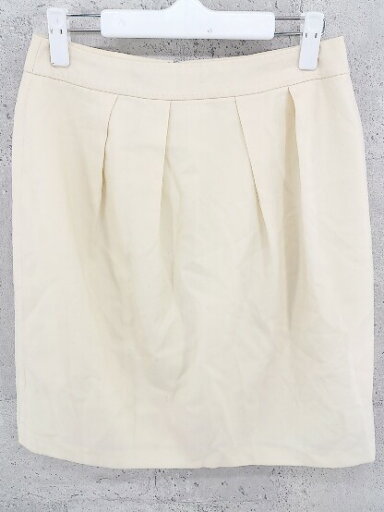 ◇ united arrows tokyo ユナイテッドアローズ バックジップ 膝丈 タイト スカート 40 ライトベージュ * 【中古】 ◇ united arrows tokyo ユナイテッドアローズ バックジップ 膝丈 タイト スカート 40 ライトベージュ * 【中古】