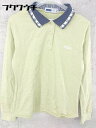 ◇ FILA フィラ 長袖 ポロシャツ サイズS グリーン レディース 【中古】(4)