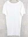 ◇ JOURNAL STANDARD ジャーナルスタンダード サイド スリット 五分丈 Tシャツ カットソー ホワイト レディース 【中古】