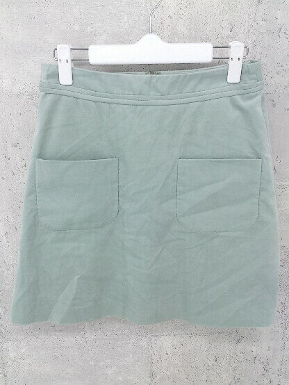 ◇ IENA イエナ 台形 ミニ スカート 36 ブルー * 【中古】