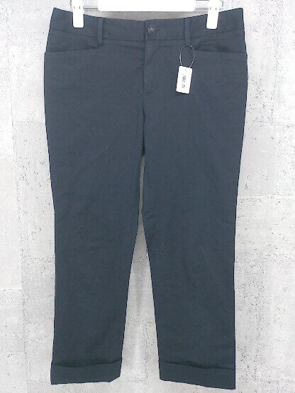 ◇ united arrows tokyo ユナイテッドアローズ ロールアップ パンツ 38 ネイビー * 1002799837491 【中古】