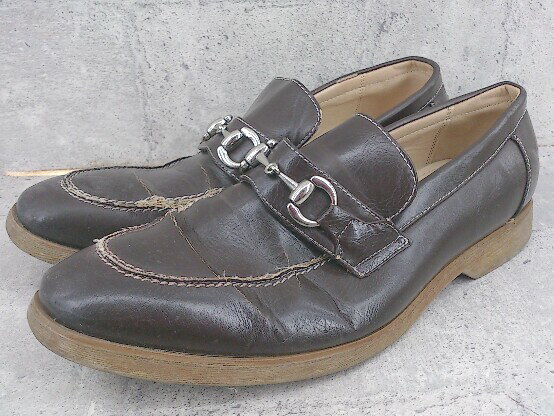 ◇ Dedes デデス ローファー シューズ 42 ブラウン # 【中古】