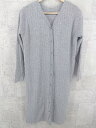 ◇ BEAMS HEART ビームス ハート 長袖 ロング カーディガン グレー # 1002800129621 【中古】