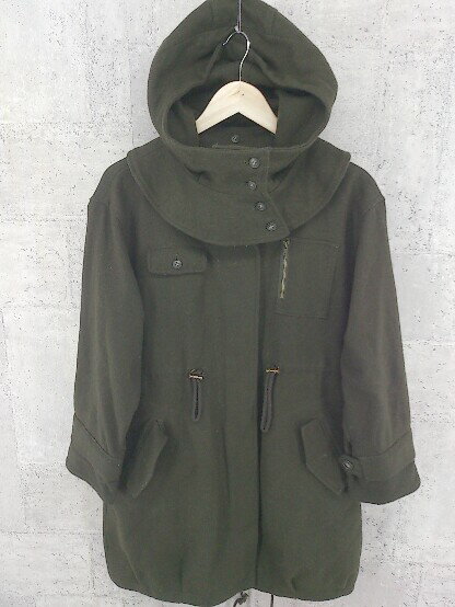 ■ AS KNOW AS de base アズノゥアズ ドゥ バズ コート カーキ * 【中古】