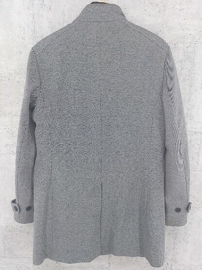 ■ zara man　ザラ ジップアップ 長袖 コート EUR L USA L MEX 42 グレー　ブラック # 1002800204823 【中古】