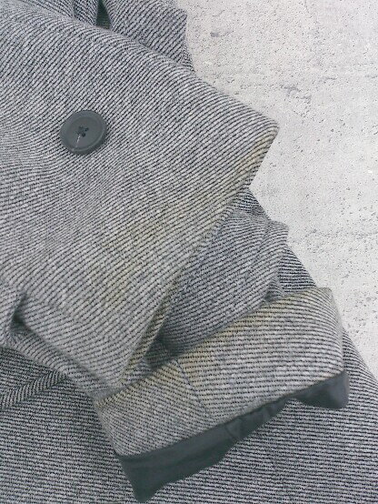 ■ zara man　ザラ ジップアップ 長袖 コート EUR L USA L MEX 42 グレー　ブラック # 1002800204823 【中古】