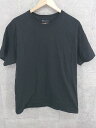 ◇ Champion チャンピオン 半袖 Tシャツ カットソー L ブラック # 1002800242467 【中古】
