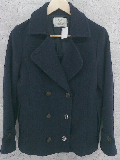 ◇ Ungrid アングリッド 長袖 Pコート S ネイビー * 1002800242528 【中古】