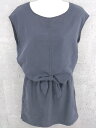 ◇ FONCE フォンセ ABAHOUSE ノースリーブ 膝下丈 ワンピース ネイビー * 1002800242801 【中古】