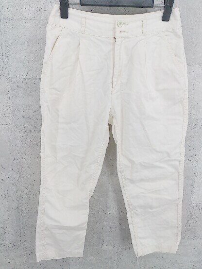 ◇ BEAUTY&YOUTH ビューティ&ユース UNITED ARROWS 七分丈 クロップド パンツ S ベージュ * 【中古】
