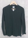 ◇ STUDIOUS ステュディオス 長袖 Tシャツ カットソー 02 ブラック # 【中古】