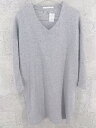 ◇ URBAN RESEARCH ROSSO アーバンリサーチ ロッソ 長袖 膝丈 ニット ワンピース ONE グレー * 1002800305223 【中古】