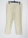 ◇ Demi-Luxe BEAMS デミルクス ビームス クロップド パンツ サイズ36 ベージュ レディース 【中古】