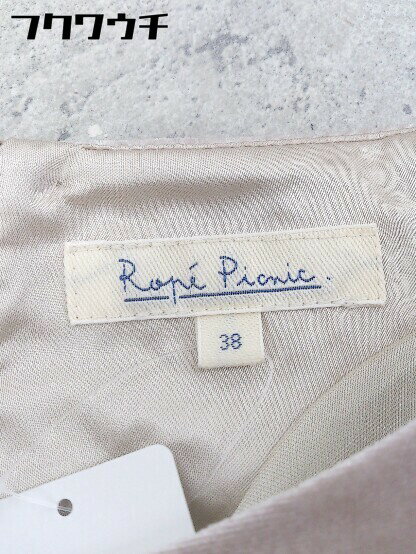 ◇ ROPE PICNIC ロペピクニック ベロア 半袖 ミニ ワンピース サイズ38 ブラウン系 レディース 【中古】