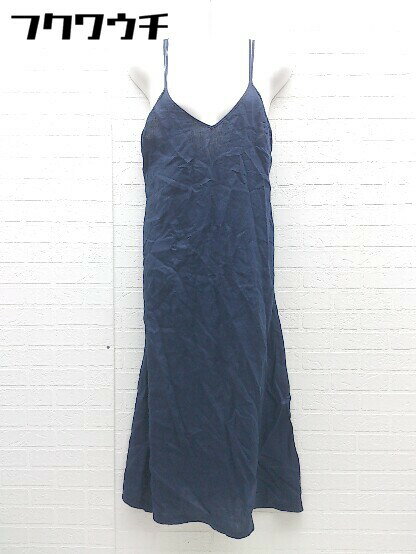 ◇ UNITED COLORS OF BENETTON ベネトン ノースリーブ ロング ワンピース サイズXS/ECH ネイビー レディース 【中古】