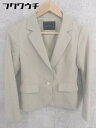 ◇ green label relaxing グリーンレーベルリラクシング UNITED ARROWS 長袖 ジャケット サイズ36 グレー系 レディース 【中古】(4)