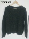 ◇ Khaju カージュ ニット 長袖 セーター ブラック レディース 【中古】(4)
