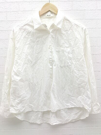 ◇ muller ミュラー 長袖 シャツ F ホワイト * 【中古】