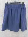 ◇ green label relaxing グリーンレーベル UNITED ARROWS ウエストゴム ミニ ギャザー スカート パープル系 * 【中古】(4)