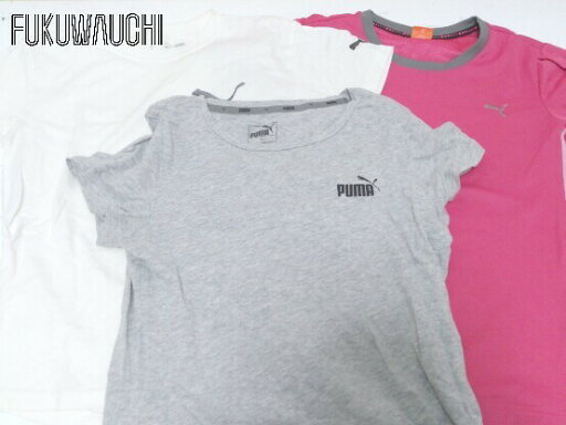 ◇ Puma プーマ まとめ売り3点セット Mサイズのみ 半袖 Tシャツ カットソー レディース 【中古】 ◇ Puma プーマ まとめ売り3点セット Mサイズのみ 半袖 Tシャツ カットソー レディース 【中古】
