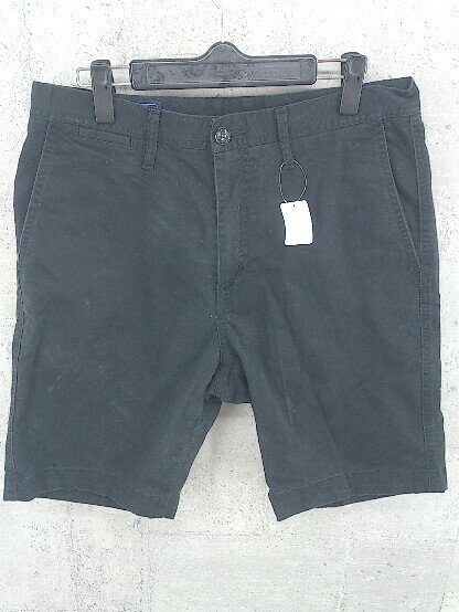 ◇ The 1st.Floor ザ ファースト フロアー nano universe ハーフ パンツ M ブラック # 1002798814660 【中古】