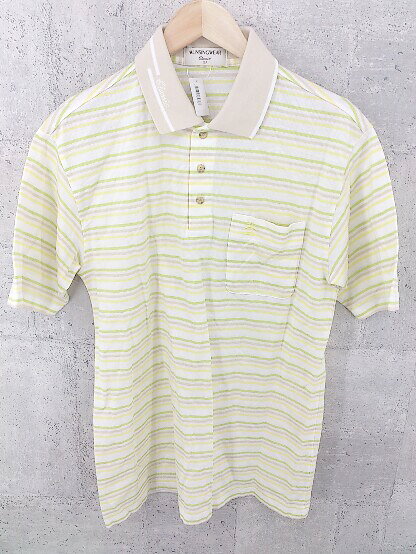 ◇ Munsingwear マンシングウェア ボーダー 半袖 ポロシャツ マルチ # 1002798856387 【中古】