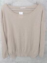 ◇ URBAN RESEARCH アーバンリサーチ 長袖 ニット セーター ONE ベージュ * 1002798864214 【中古】(4)