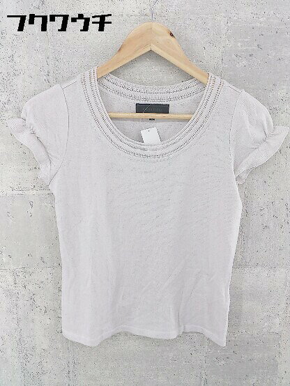 ◇ UNTITLED アンタイトル ニット 半袖 セーター 2サイズ グレー系 レディース 【中古】(4)