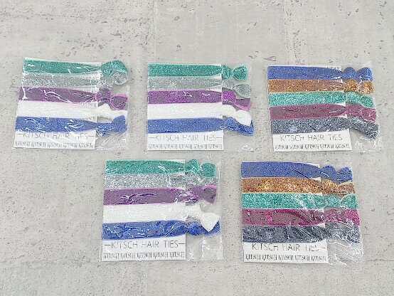 ◇ KITSCH キッチュ まとめ売り5点セット ヘアタイ * 【中古】