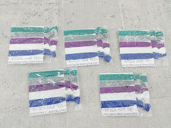 ◇ KITSCH キッチュ まとめ売り5点セット ヘアタイ * 【中古】