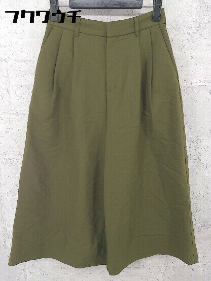 ◇ JEANASIS ジーナシス ワイド パンツ サイズF カーキ レディース 【中古】