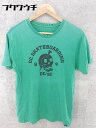 ◇ DC ディーシー 半袖 Tシャツ カットソー サイズM グリーン メンズ 【中古】