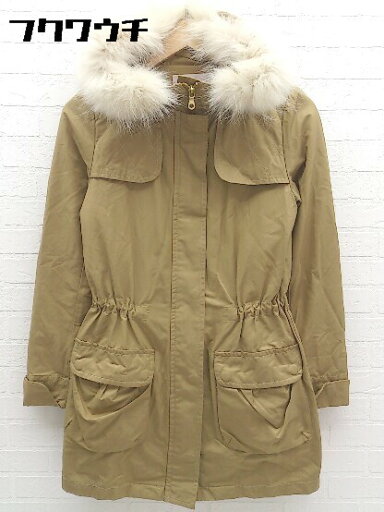 ■ 31 Sons de mode トランテアン ソン ドゥ モード ラクーンファー 長袖 ジャケット サイズ36 ブラウン系 レディース 【中古】 ■ 31 Sons de mode トランテアン ソン ドゥ モード ラクーンファー 長袖 ジャケット サイズ36 ブラウン系 レディース 【中古】