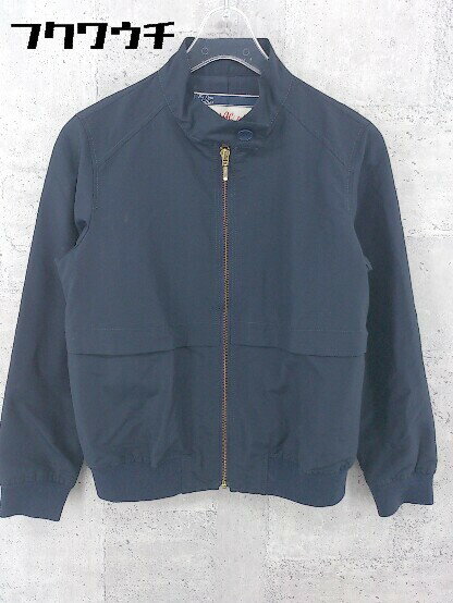 ◇ Rouge vif ルージュ ヴィフ ジップアップ ジャケット ブルゾン サイズ36 ネイビー レディース 【中古】