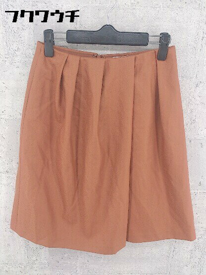 ◇ TOMORROWLAND トゥモローランド 膝丈 フレア スカート サイズ34 ブラウン系 レディース 【中古】