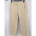 ◇ DRESSTERIOR ドレステリア ストレート パンツ サイズ36 ベージュ レディース 【中古】