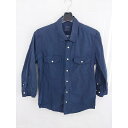 ◇ URBAN RESEARCH アーバンリサーチ 七分袖 シャツ サイズM ネイビー メンズ P 【中古】(4)