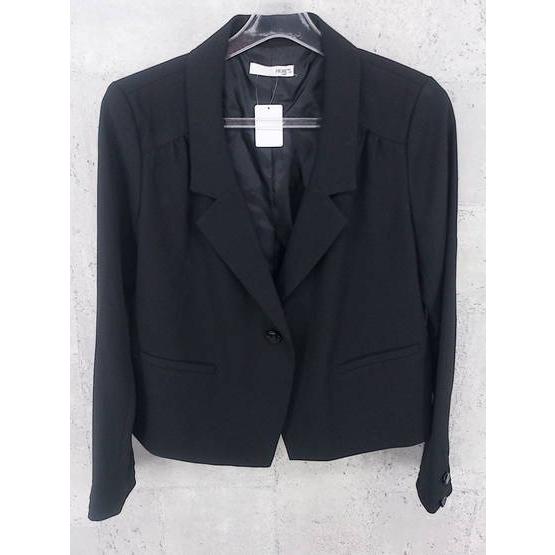 ◇ HERE'S ヒアーズ 長袖 テーラード ジャケット M ブラック レディース 【中古】