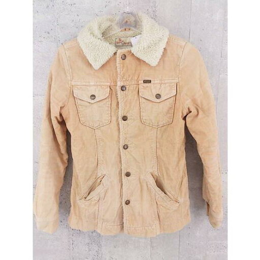 ◇ Wrangler ×Spiral Girl 裏ボア 長袖 コーデュロイ ジャケット S オレンジ系 * 【中古】 ◇ Wrangler ×Spiral Girl 裏ボア 長袖 コーデュロイ ジャケット S オレンジ系 * 【中古】