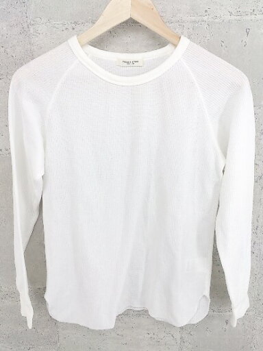 ◇ FREAK'S STORE フリークスストア サーマル ワッフル 長袖 Tシャツ カットソー F オフホワイト * 【中古】 ◇ FREAK'S STORE フリークスストア サーマル ワッフル 長袖 Tシャツ カットソー F オフホワイト * 【中古】