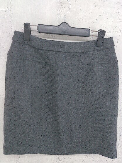 ◇ BALLSEY ボールジー ミニ タイト スカート 40 チャコールグレー * 【中古】