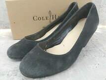 ◇ Cole Haan コール ハーン ウェッジソール パンプス 6 B ブラック * 【中古】