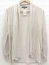 ◇ LAUTREAMONT ロートレアモン 長袖 カーディガン 38 グレージュ * 【中古】(4)